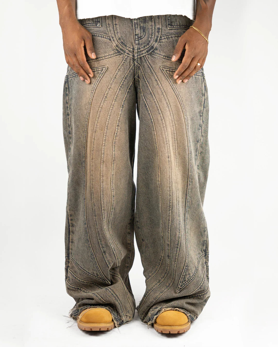 VZNARY "TWIST OF FATE" JEANS