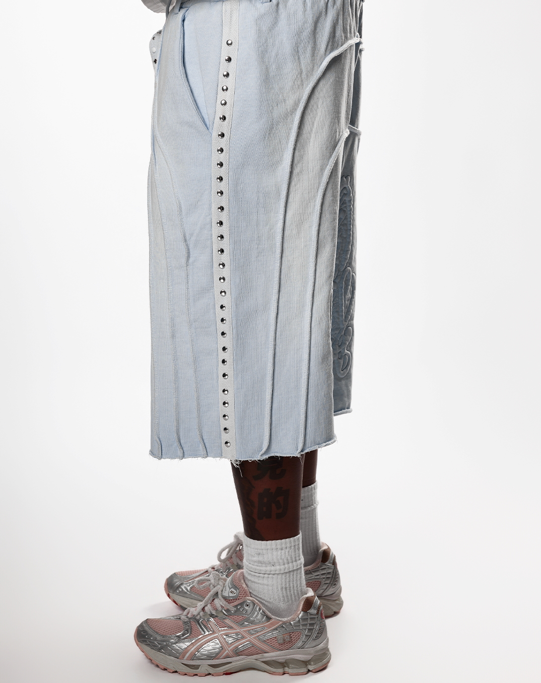"INVERTED AURA" V2 SHORTS (GLACIER ICE)