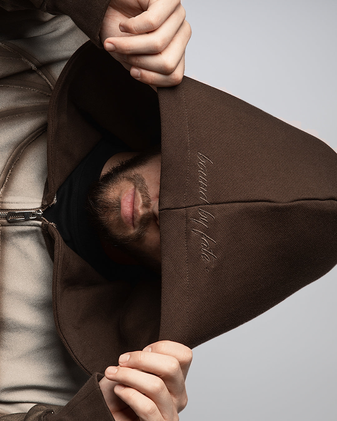 "TWIST OF FATE" BOXY ZIP UP JACKET
