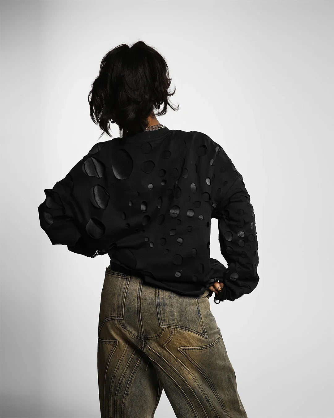 "VEIL OF DESIRE" LONG SLEEVE (BLACK)