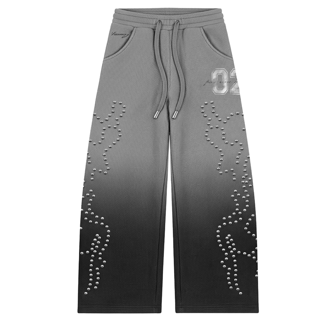 "BLACK DRIFT" WIDE LEG SWEATS