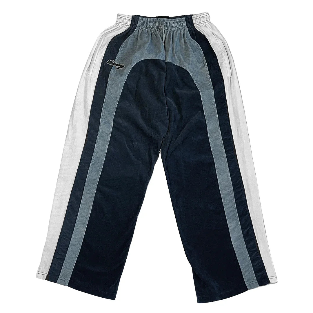 "RADIANT AURA" WIDE LEG SWEATS (COASTAL WAVE)