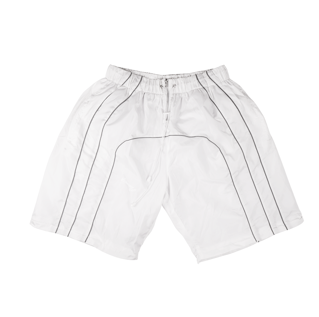 “RADIANT AURA” NYLON CONVERTIABLE PANTS (WHITE)