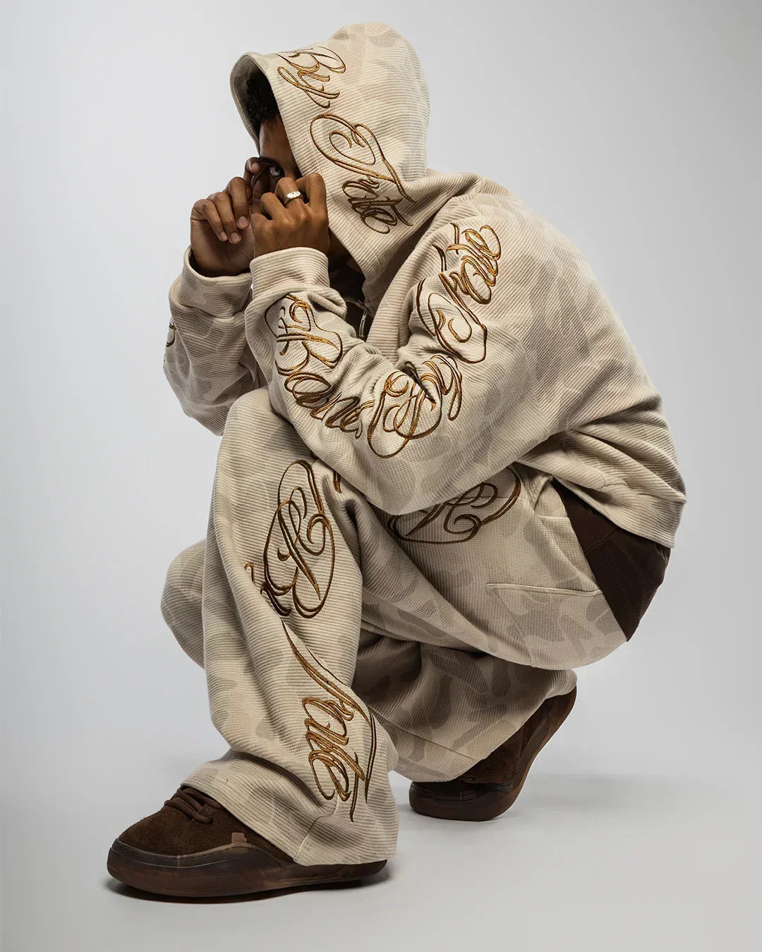 VISIONARY "BOUND BY FATE" CAMO SWEATS
