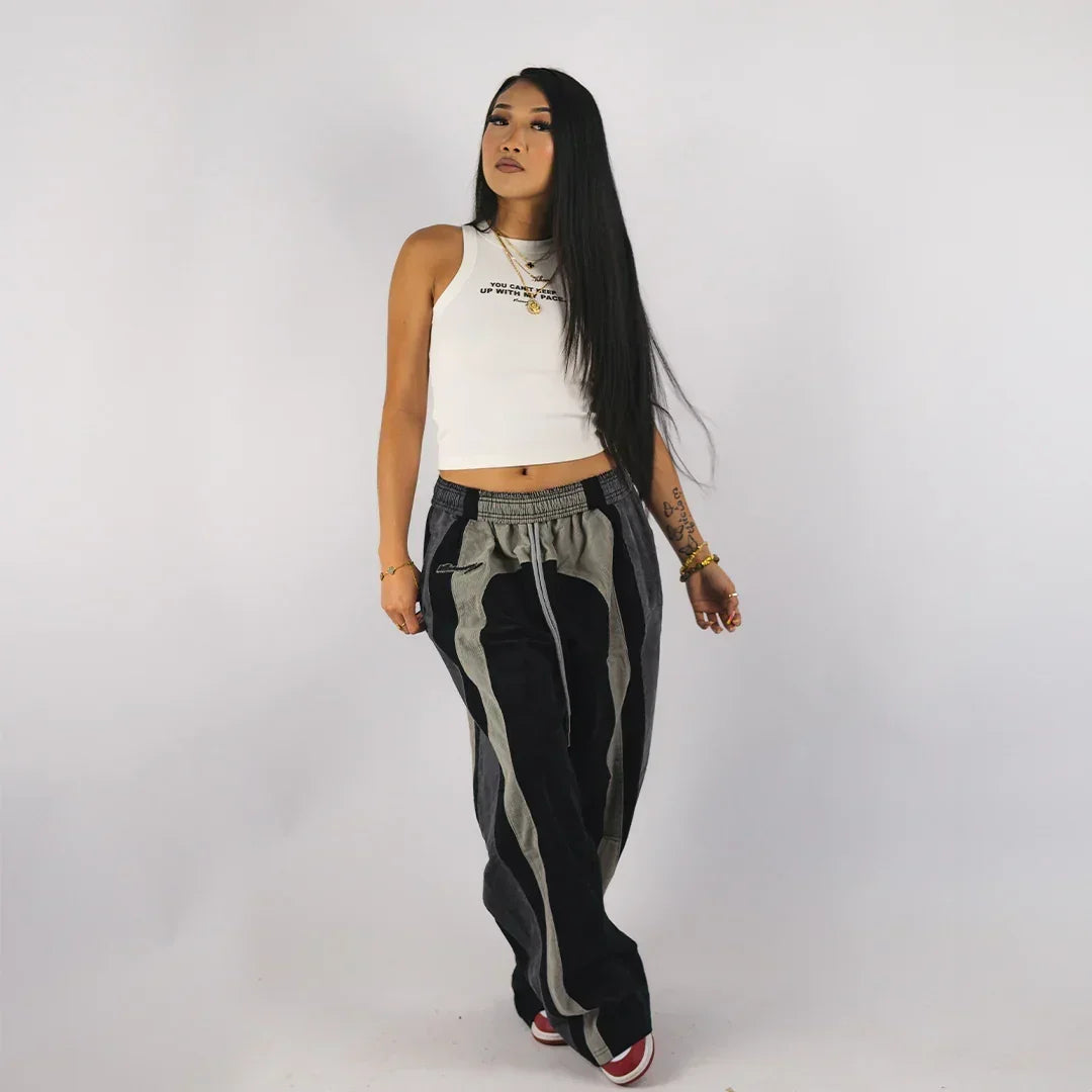 “CATCH UP” SPORTS TANK TOP (BLACK)