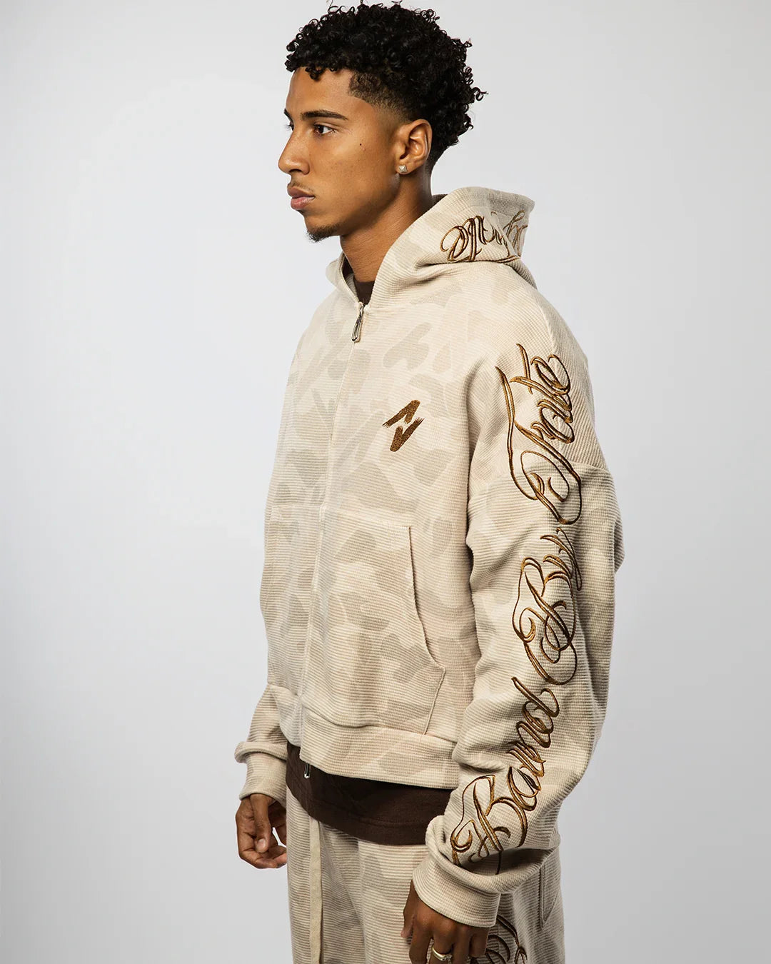 VISIONARY "BOUND BY FATE" CAMO ZIP UP JACKET