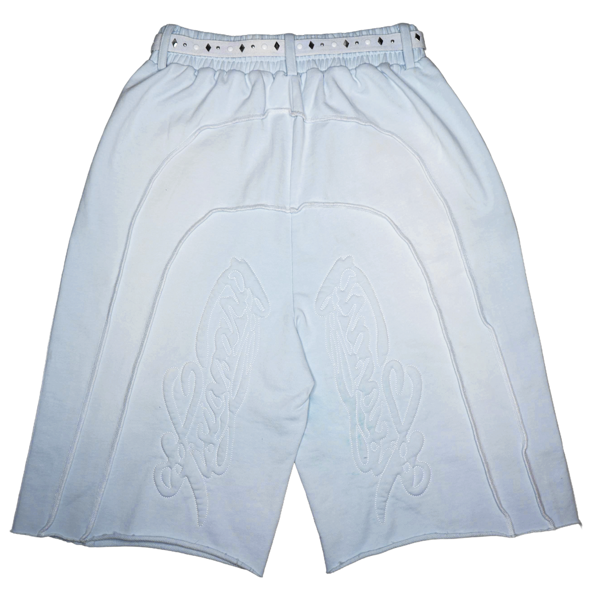"INVERTED AURA" V2 SHORTS (GLACIER ICE)