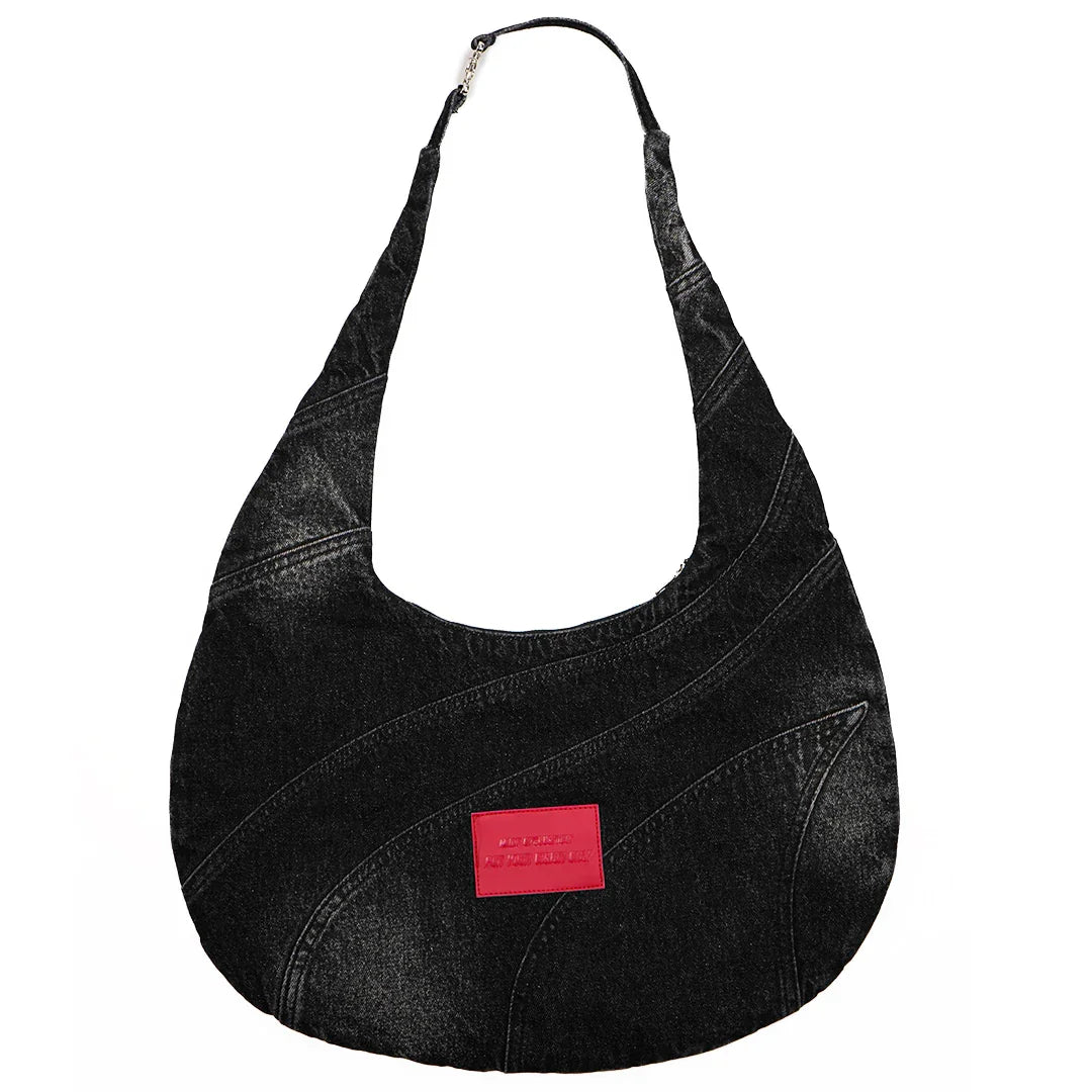 VZNARY "TWIST OF FATE" JUMBO BAG ( BLACK )