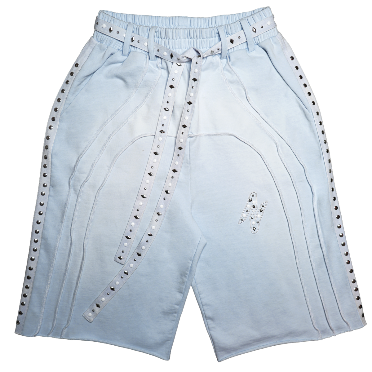 "INVERTED AURA" V2 SHORTS (GLACIER ICE)