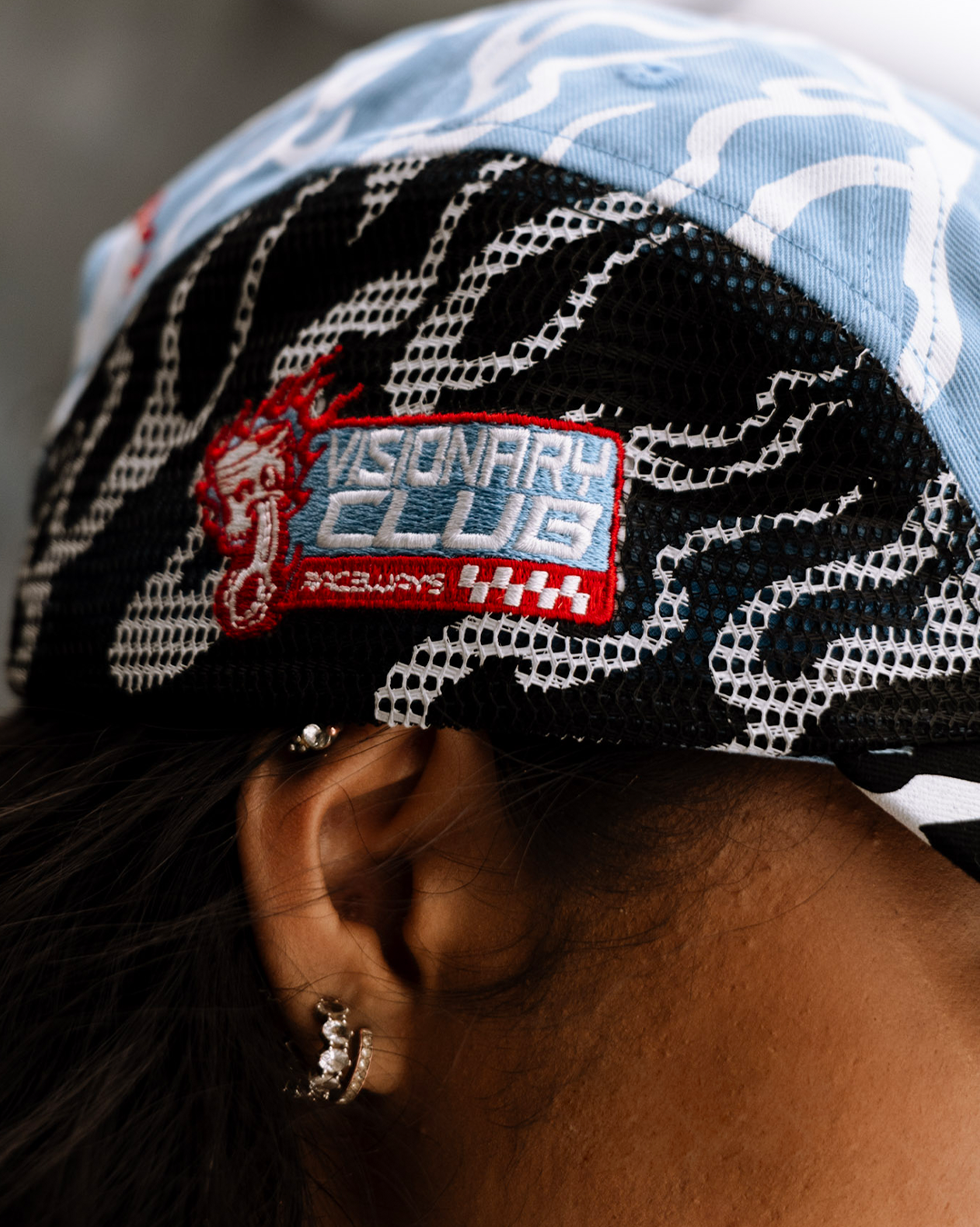 VISIONARY "GRIDRUNNER" HAT(LIGHT BLUE)