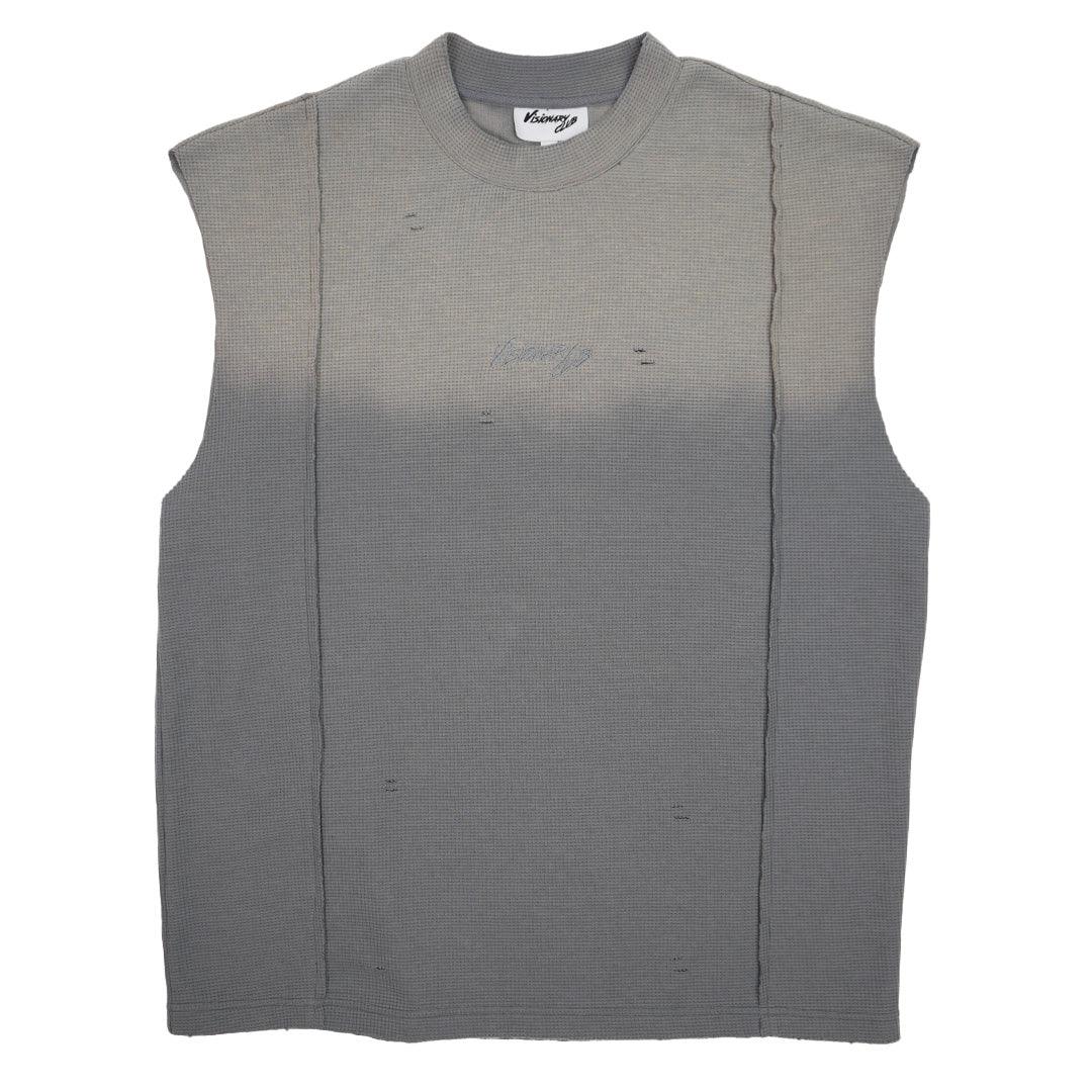 "DANGEROUS ELEMENTS" FADE SLEEVELESS TANK ( SANDSTORM)