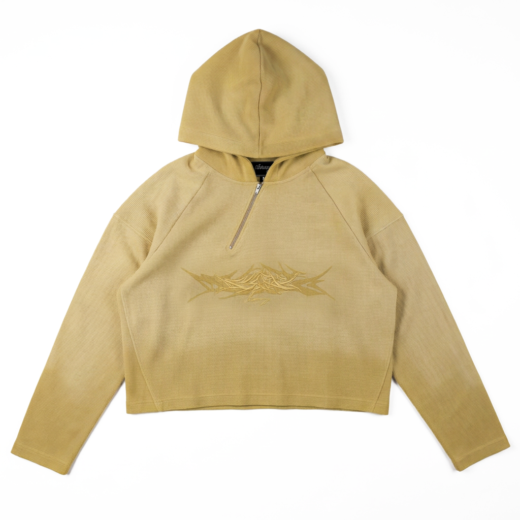 X-RAY THERMAL KNIT HOODIE V2 ( YELLOW )