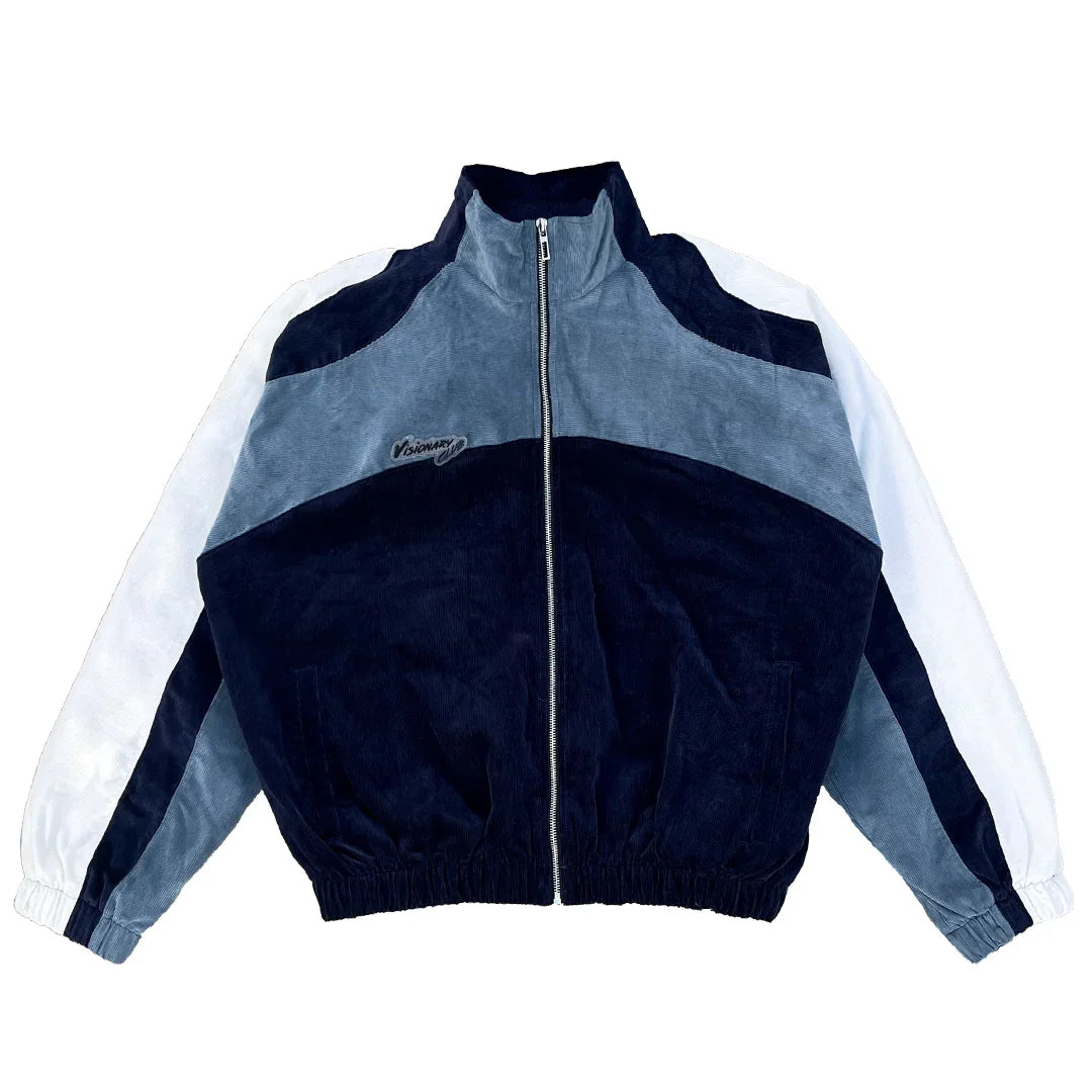 "RADIANT AURA" TRACK JACKET (COASTAL WAVE)