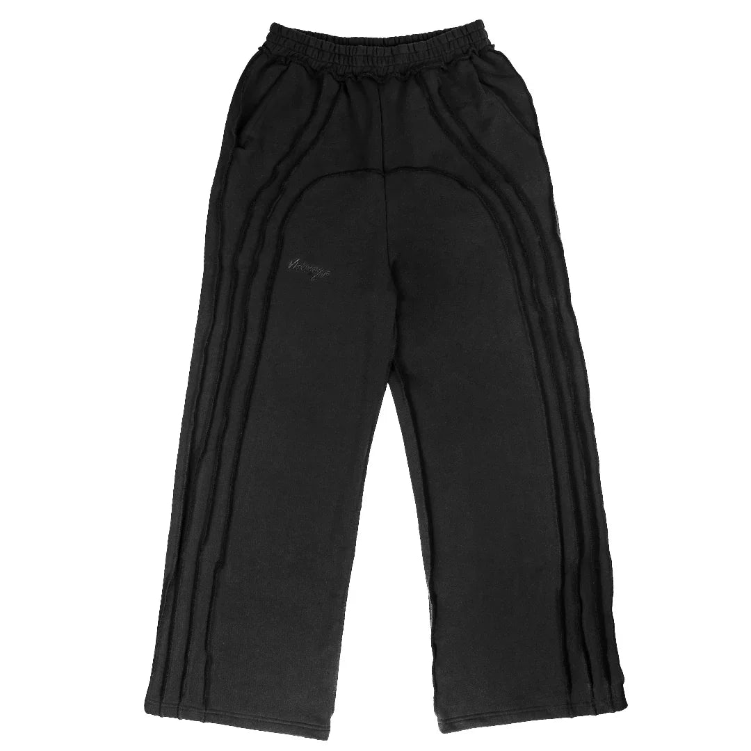 BLACK "INVERTED AURA" SWEATS