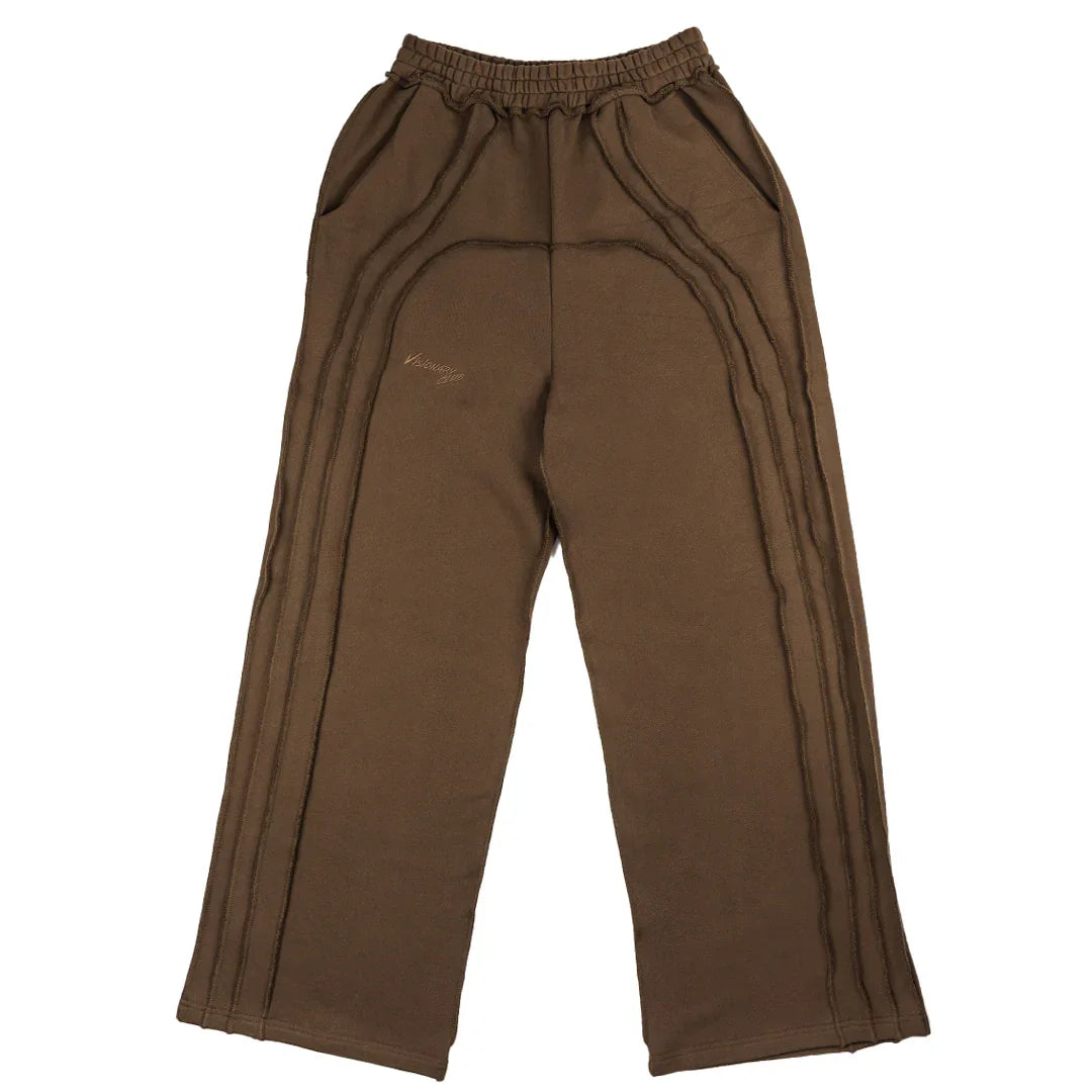 BROWN "INVERTED AURA" SWEATS