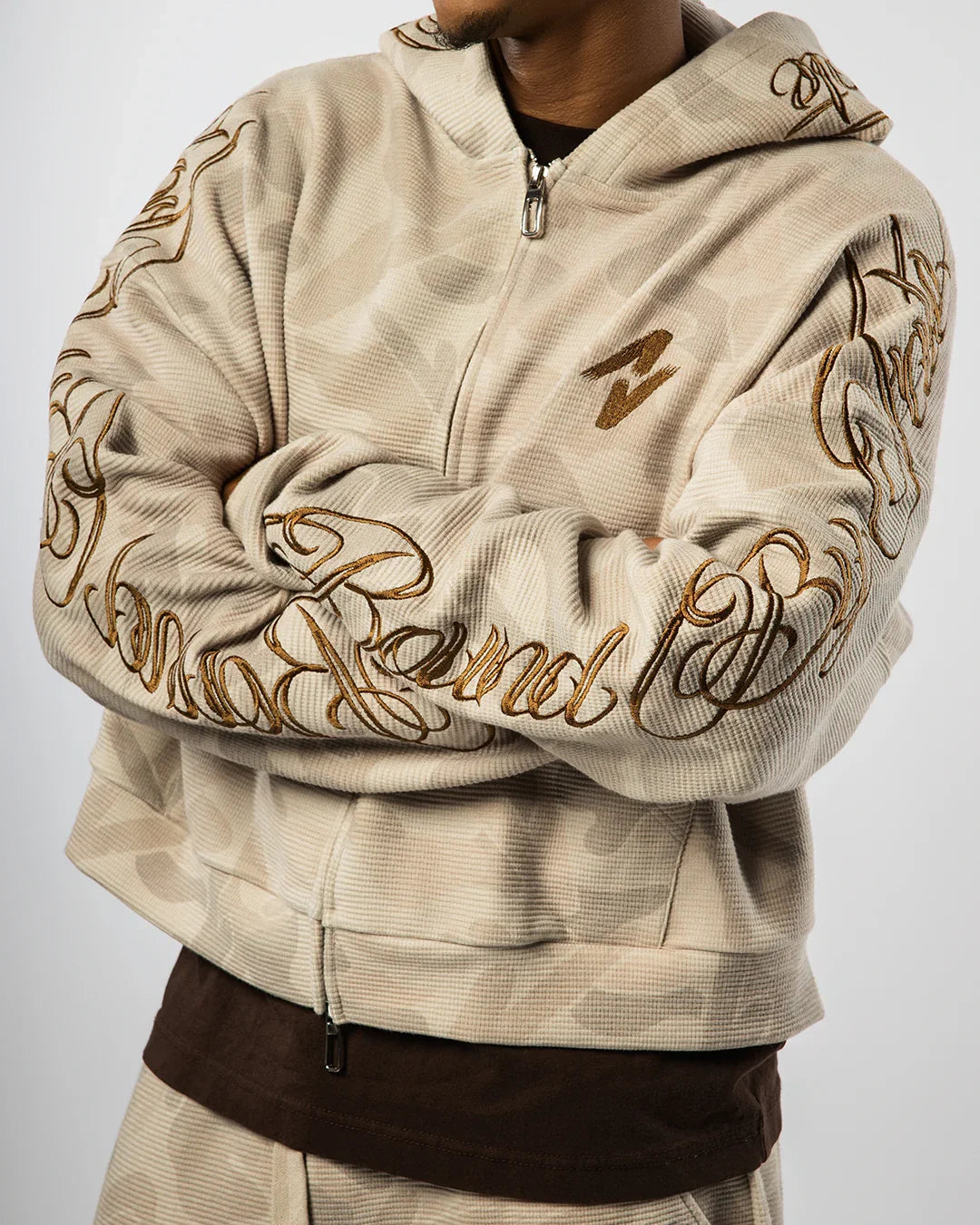 VISIONARY "BOUND BY FATE" CAMO ZIP UP JACKET
