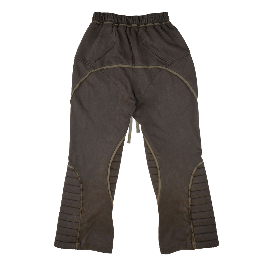 VISIONARY "GRIDRUNNER" PANEL MOTO SWEATS(BROWN)