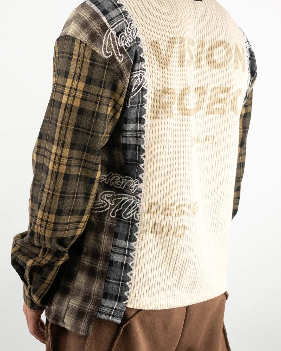 "HARVEST PATCHWORK" KNITTED FLANNEL