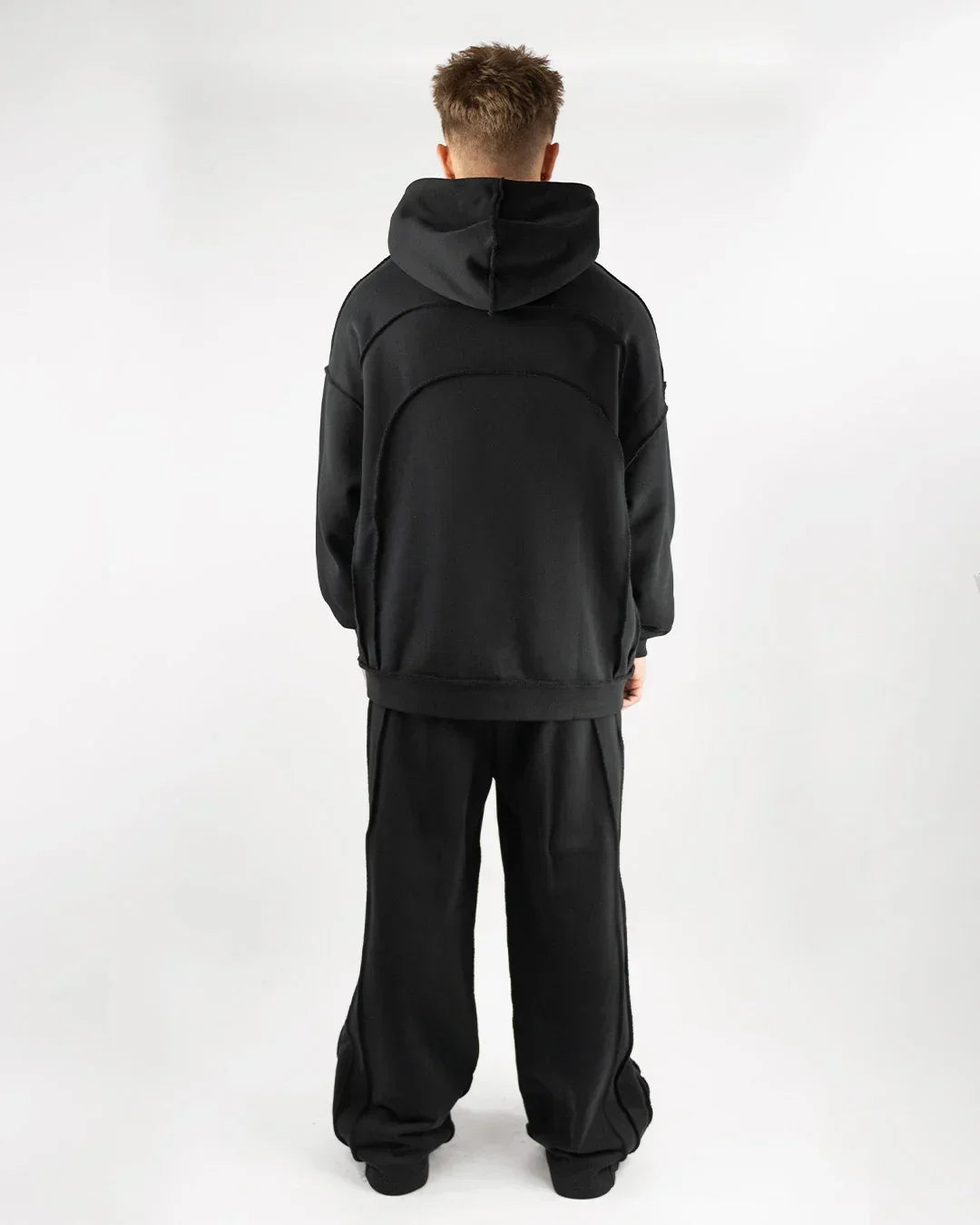 BLACK "INVERTED AURA" SWEATS