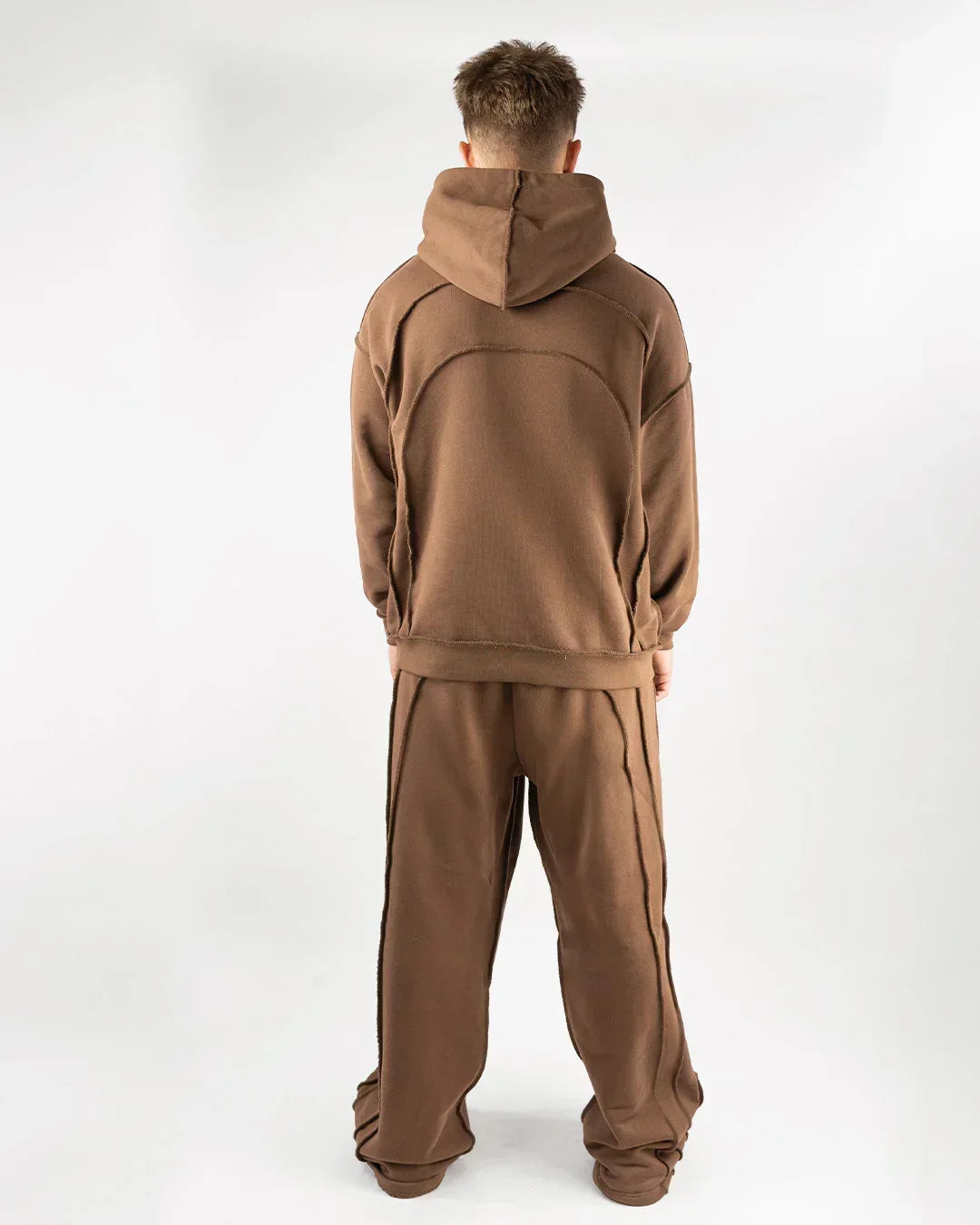 BROWN "INVERTED AURA" SWEATS