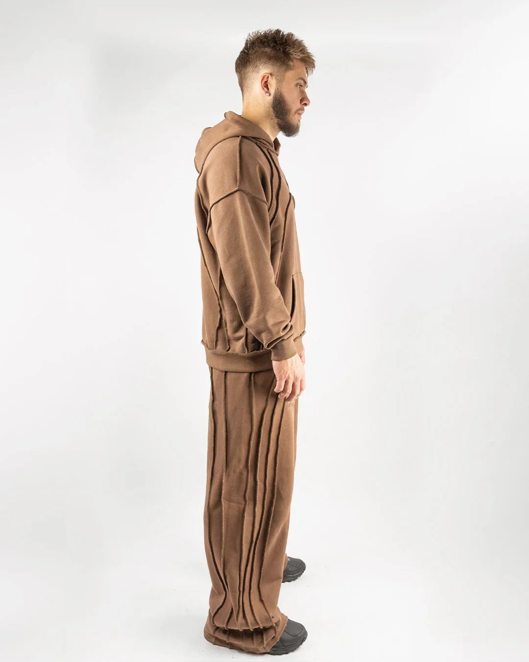 BROWN "INVERTED AURA" SWEATS