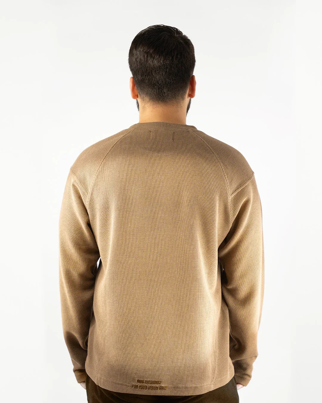 L'Apparement / THERMAL KNIT ブラウン Long-sleeve Relaxed Thermal Garment Dye Shirt - Brown | Levi's® US