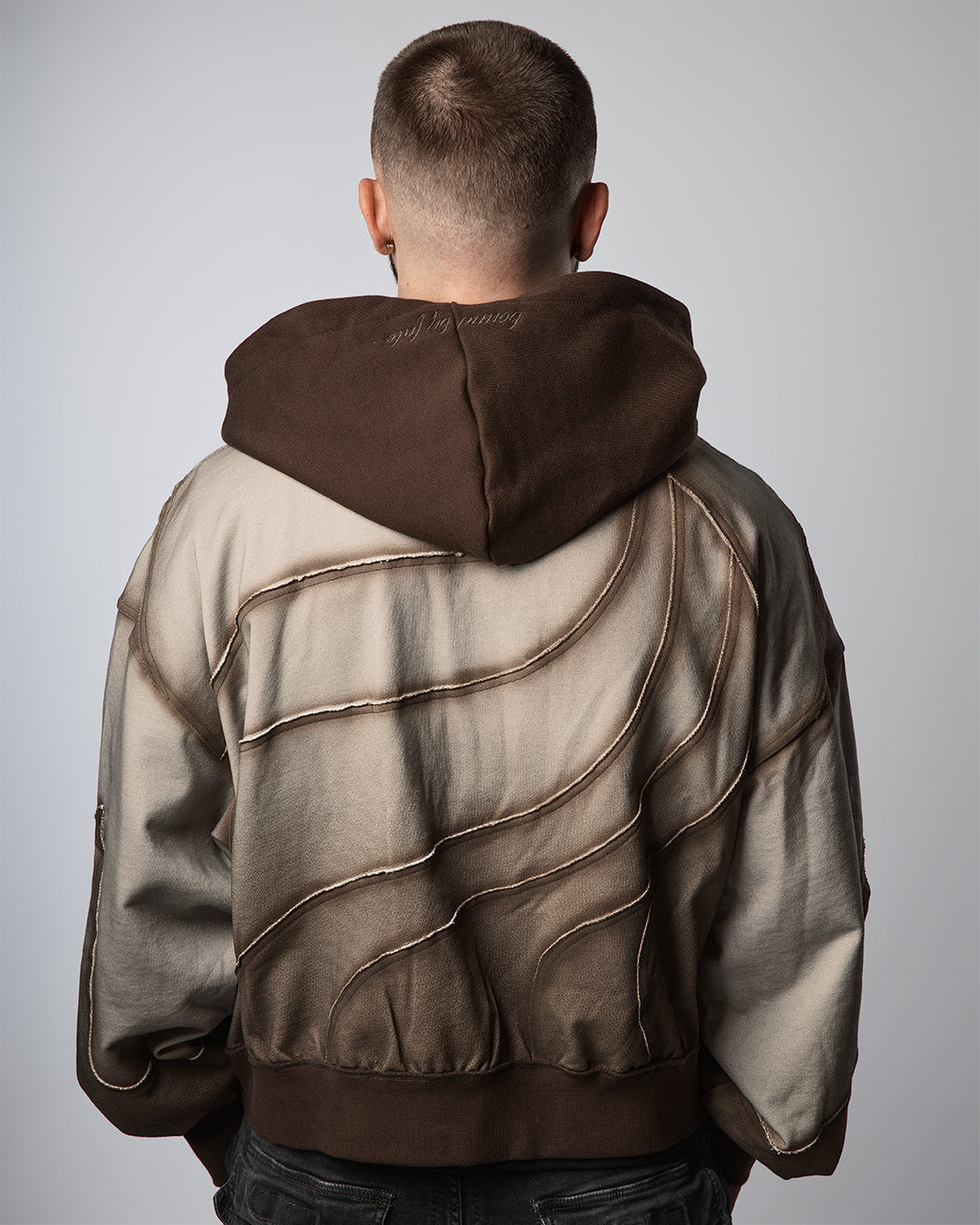 "TWIST OF FATE" BOXY ZIP UP JACKET