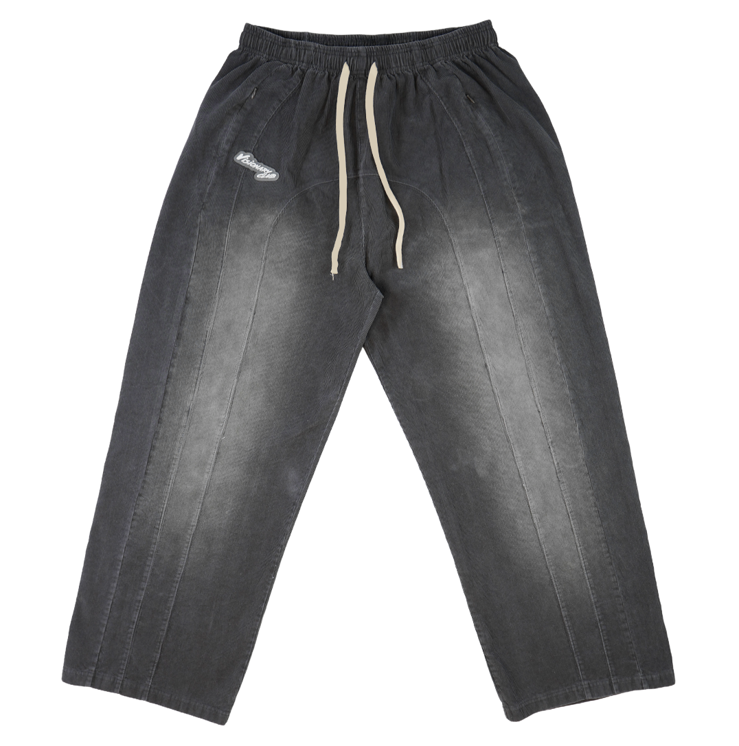 "RADIANT AURA" WIDE LEG SWEATS(ASH)