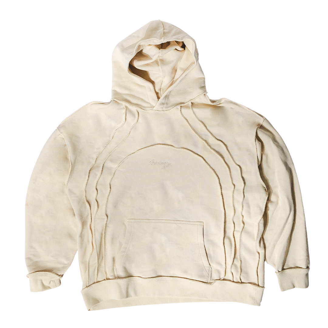 CREAM "INVERTED AURA" HOODIE