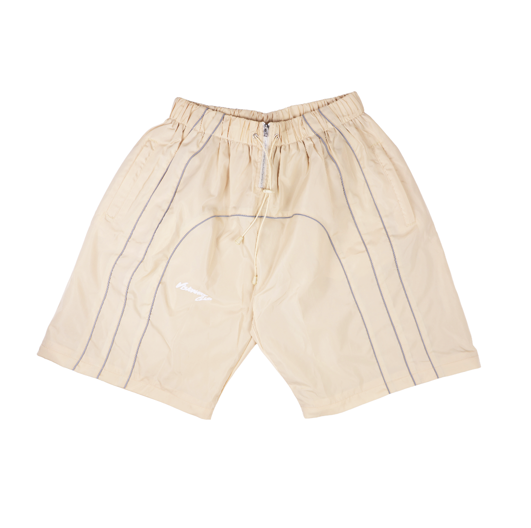 “RADIANT AURA” NYLON CONVERTIABLE PANTS (SAND)