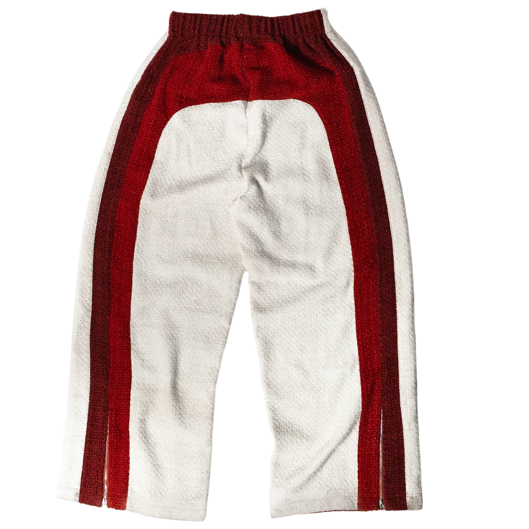 "RADIANT AURA" V2 WIDE LEG SWEATS  (TRIPLE CHERRY)