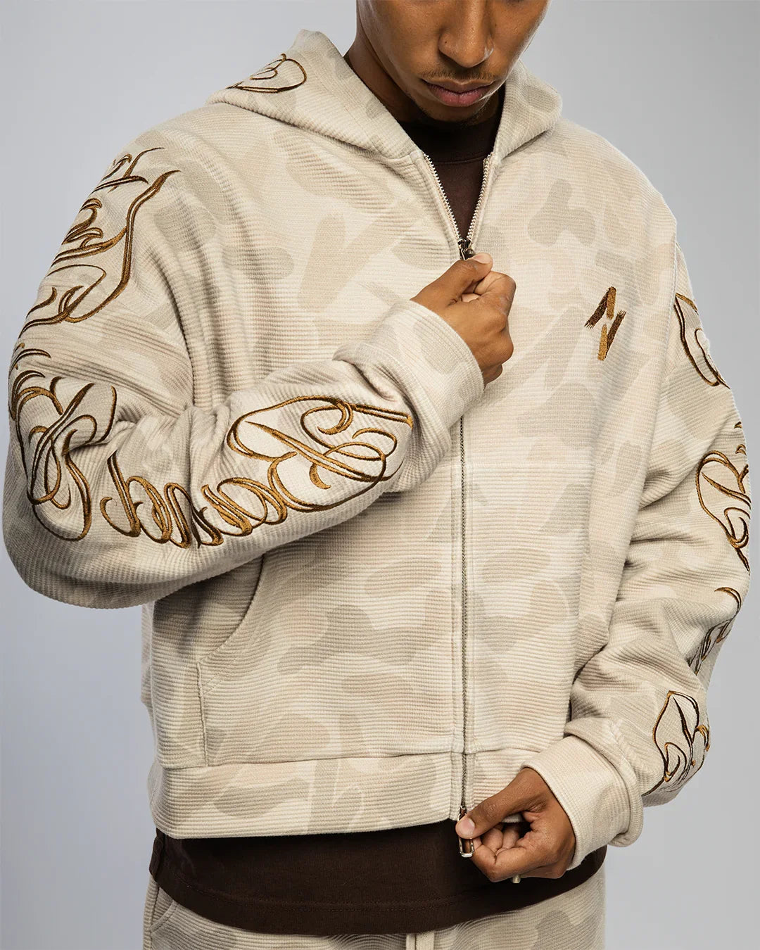 VISIONARY "BOUND BY FATE" CAMO ZIP UP JACKET