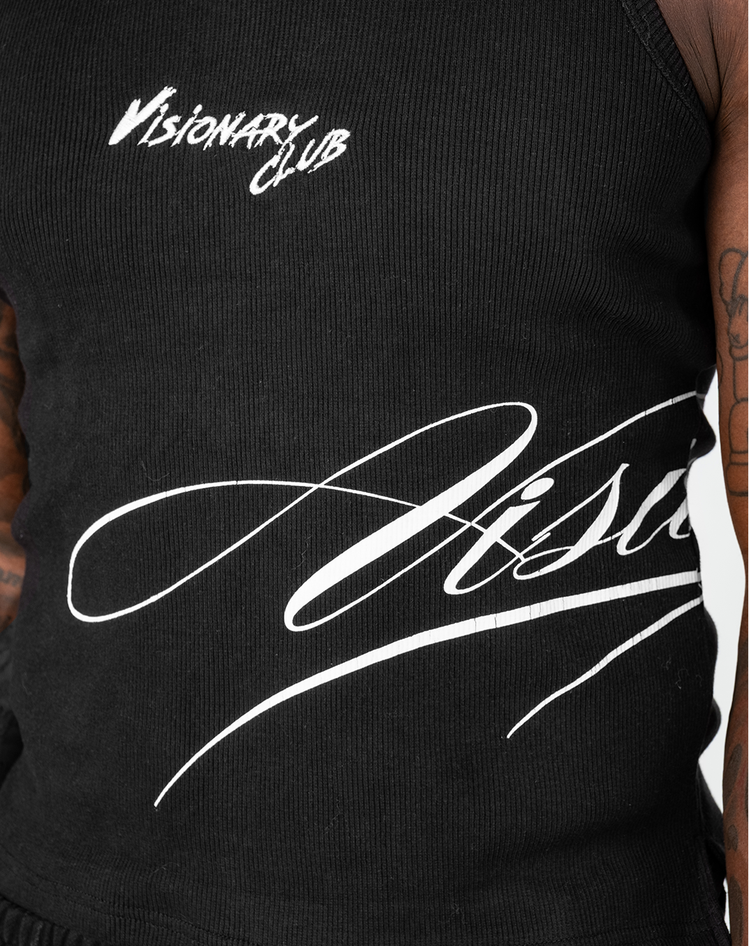 “USER 04” SPORTS TANK TOP (BLACK)