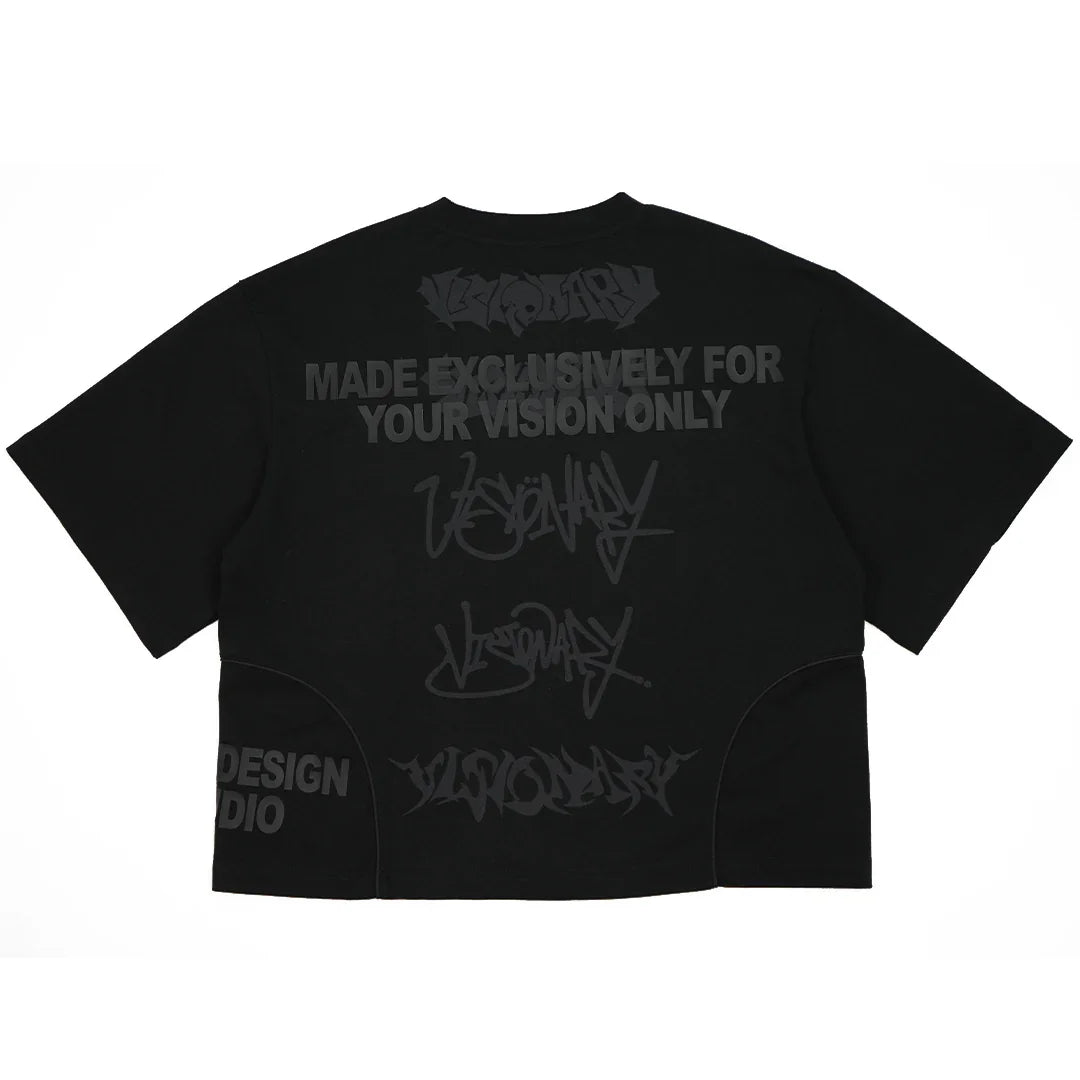 VISIONARY STATEMENT BOXY TEE ( BLACK ) – Visionary Club