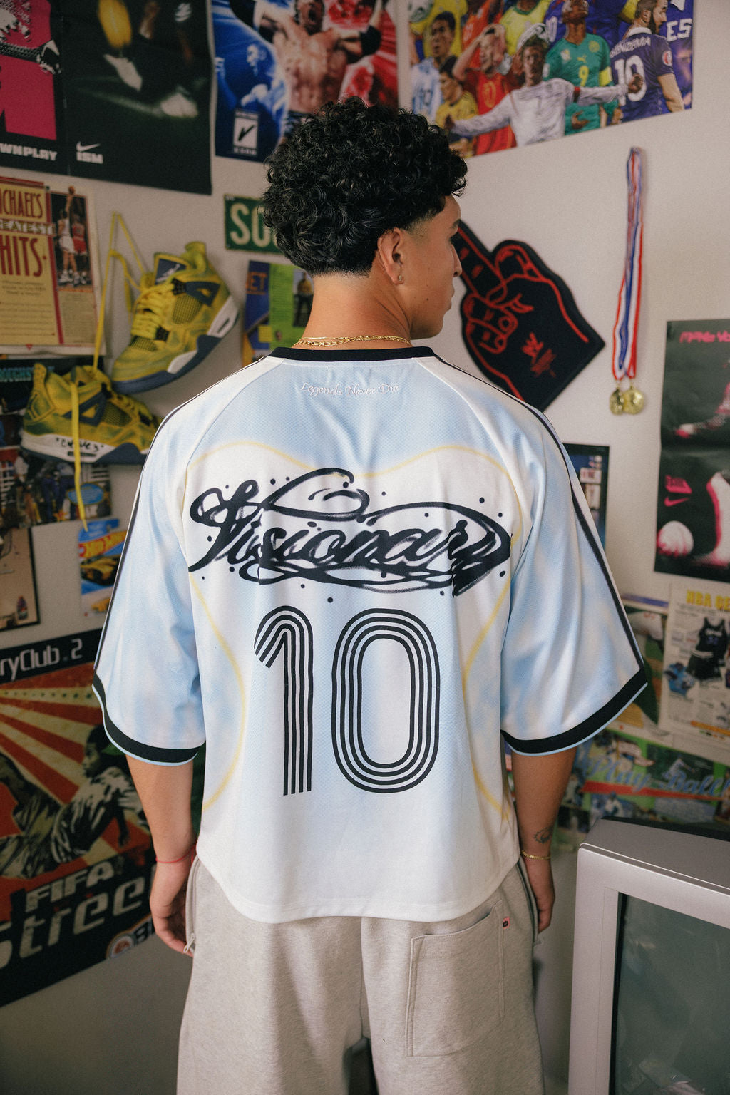 LEGENDS NEVER DIE BOXY JERSEY (MESSI)