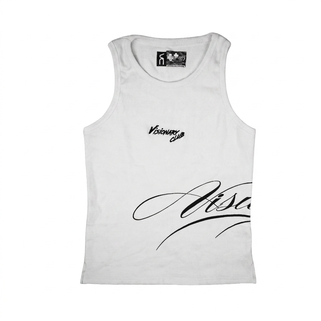 “USER 04” SPORTS TANK TOP (WHITE)