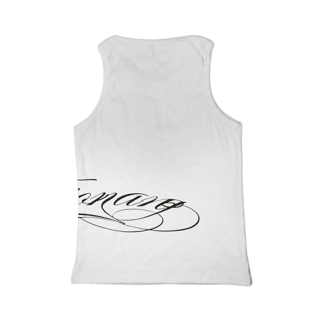 “USER 04” SPORTS TANK TOP (WHITE)