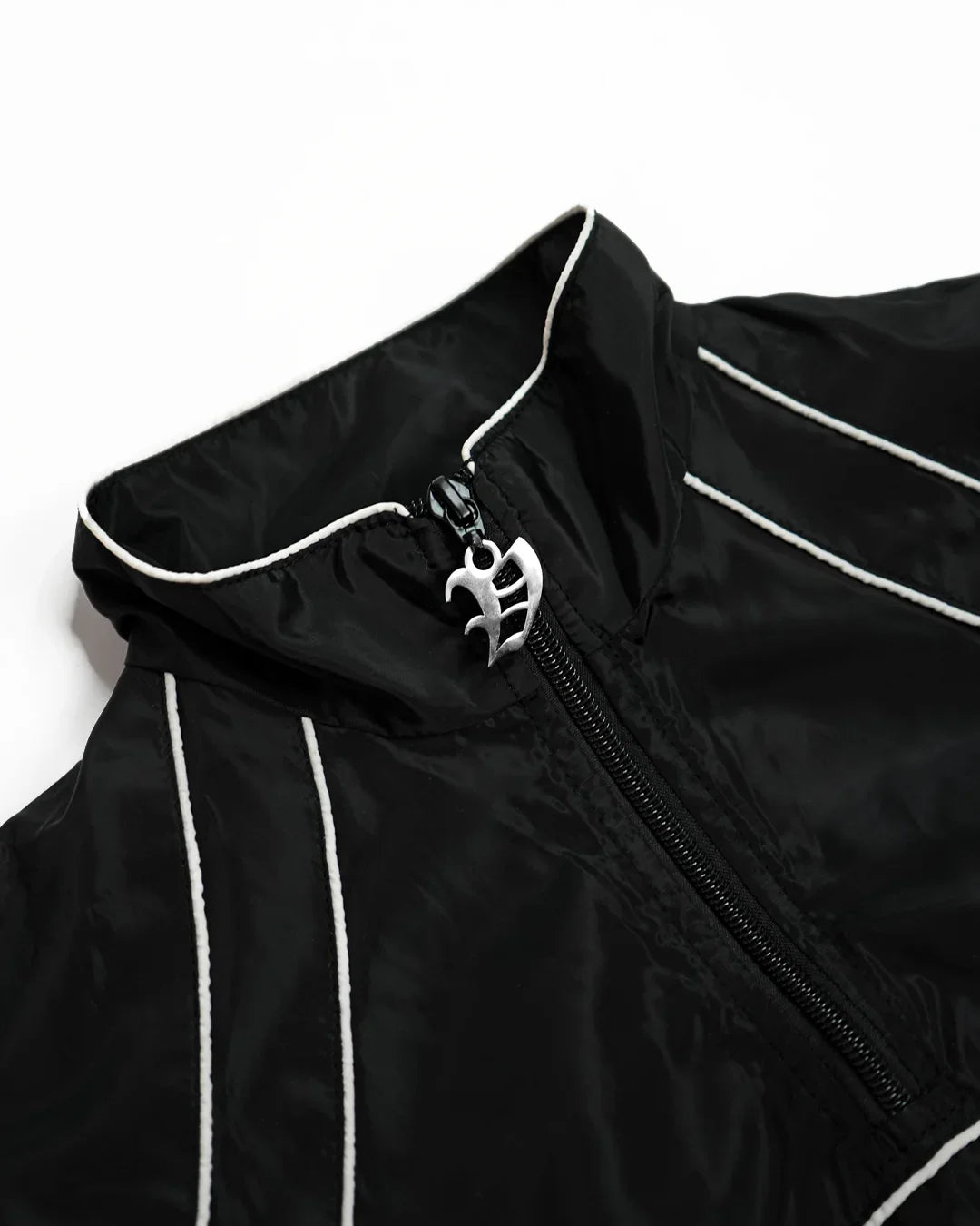 “RADIANT AURA” NYLON TRACK JACKET (NIGHT PULSE)