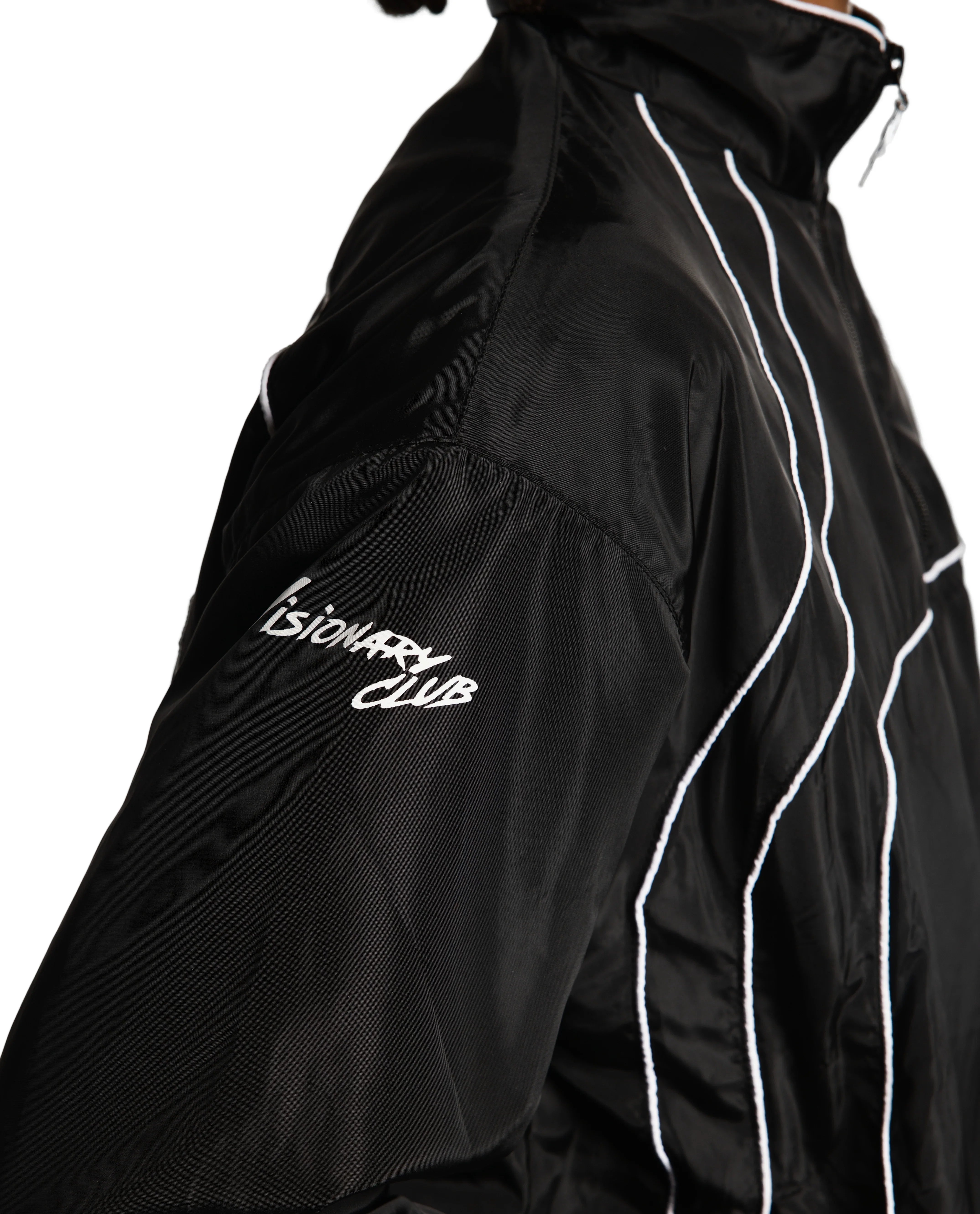 RADIANT AURA” NYLON TRACK JACKET (NIGHT PULSE) – Visionary Club