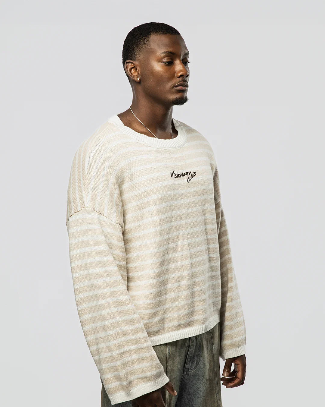 VISIONARY OVERSIZED CREW KNITTED L/S