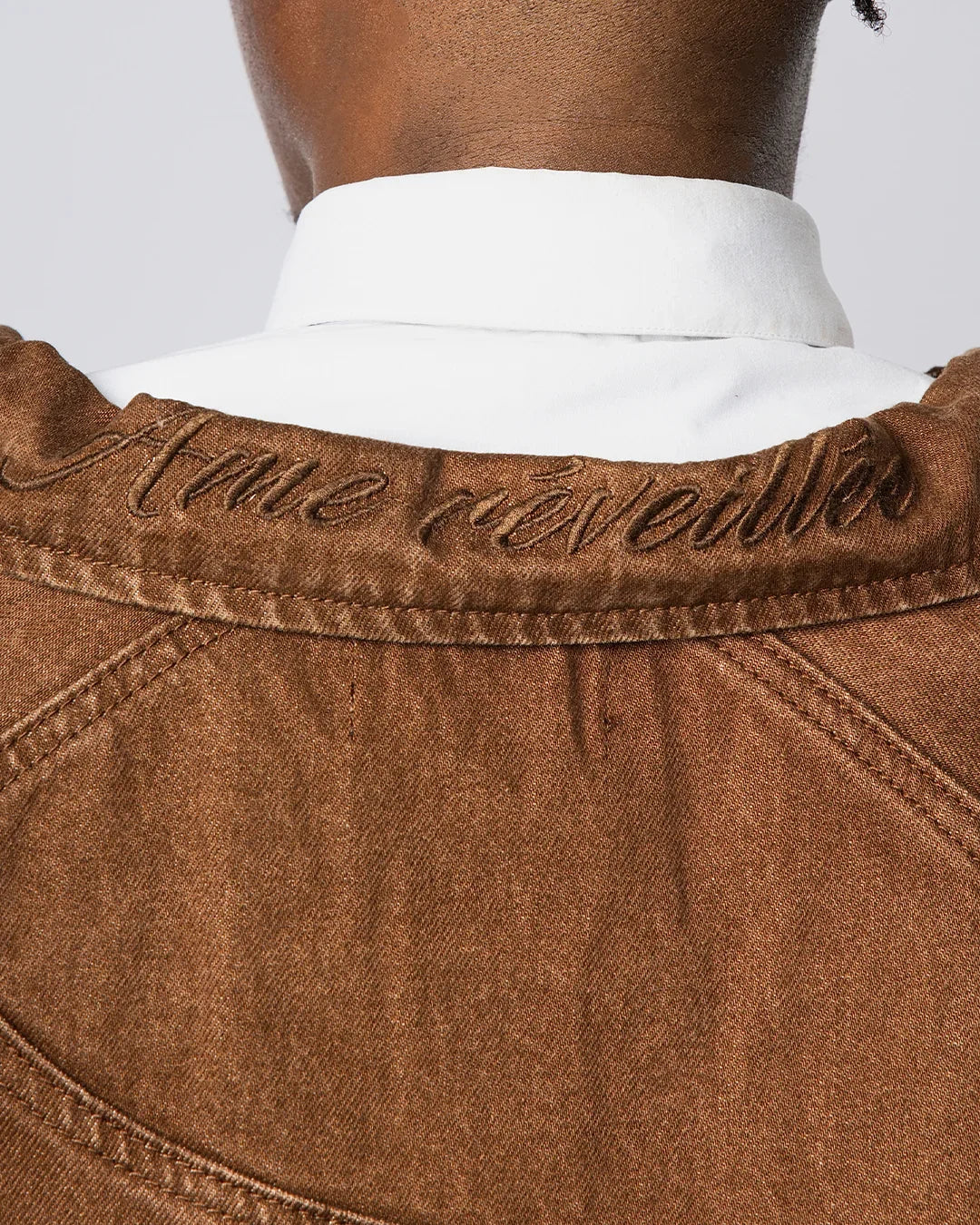 "TWIST OF FATE" WORK JACKET ( BROWN )