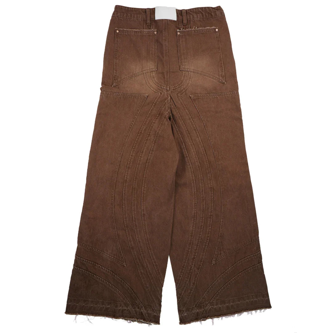 VZNARY "TWIST OF FATE" JEANS ( BROWN )
