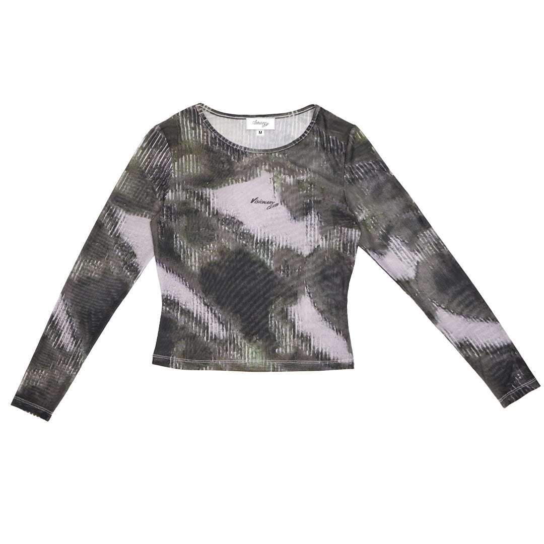 VZNARY "POISON KISS" CROP LONG SLEEVE