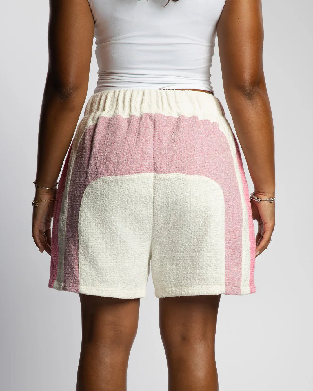 "RADIANT AURA" V2 SHORTS (STRAWBERRY SWIRL)