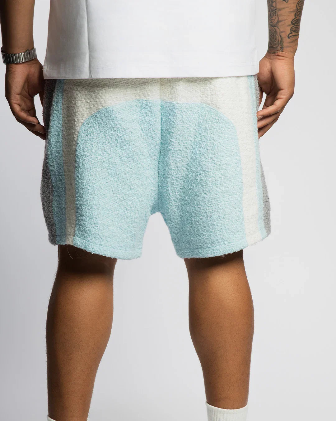 "RADIANT AURA" V2 SHORTS (FROSTED FLURRY)