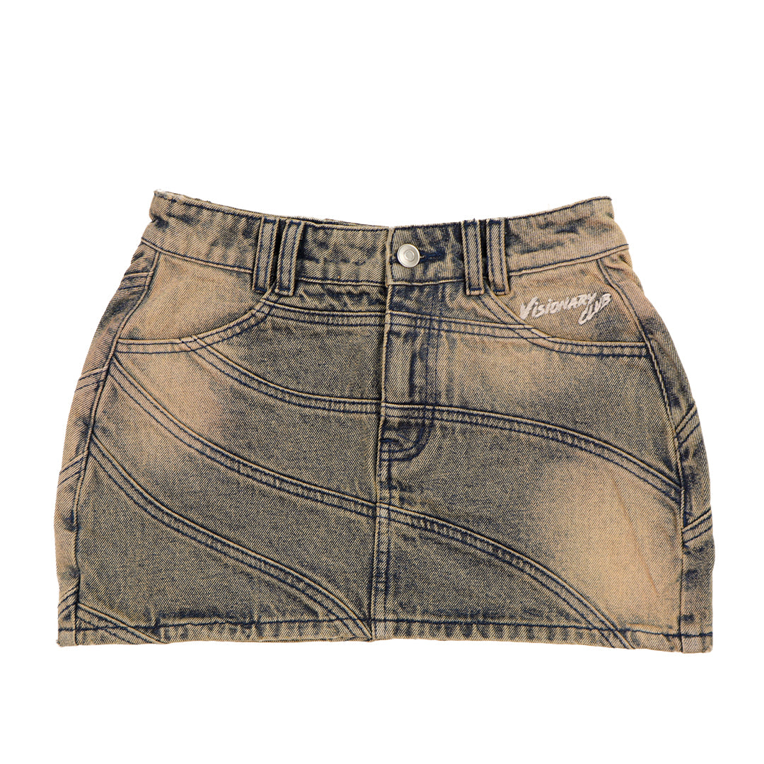 VZNARY "TWIST OF FATE" MINI SKIRT
