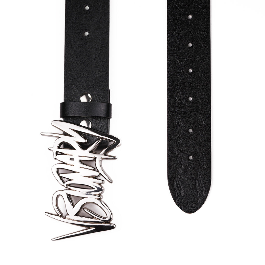 VISIONARY “BARBWIRE ” BELTS ( BLACK )